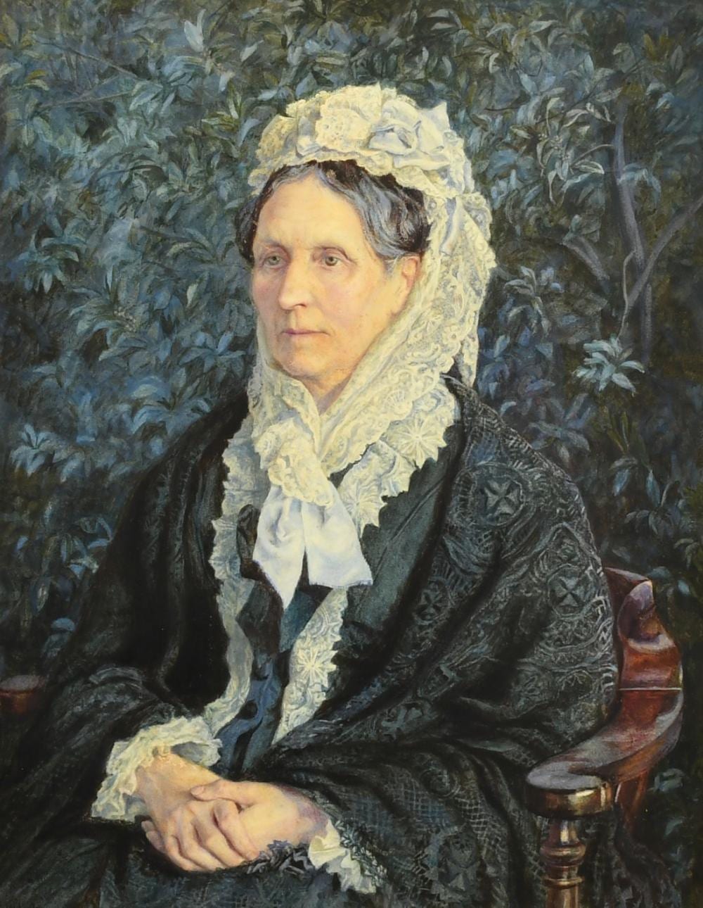 Edith Martineau comparable auction result: edith martineau 1842 1909 a portrait of the artist s sister isabella watercolour signed and dated 1879