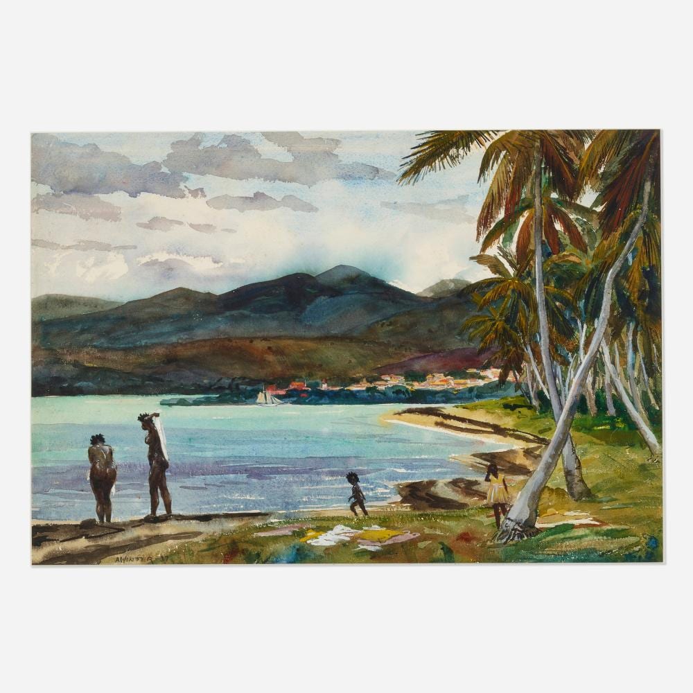 Andrew Winter comparable auction result: andrew winter the bathers