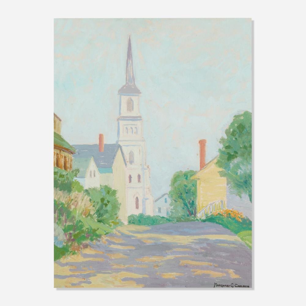 Margaret Goddard Carlson comparable auction result: margaret goddard carlson the town church
