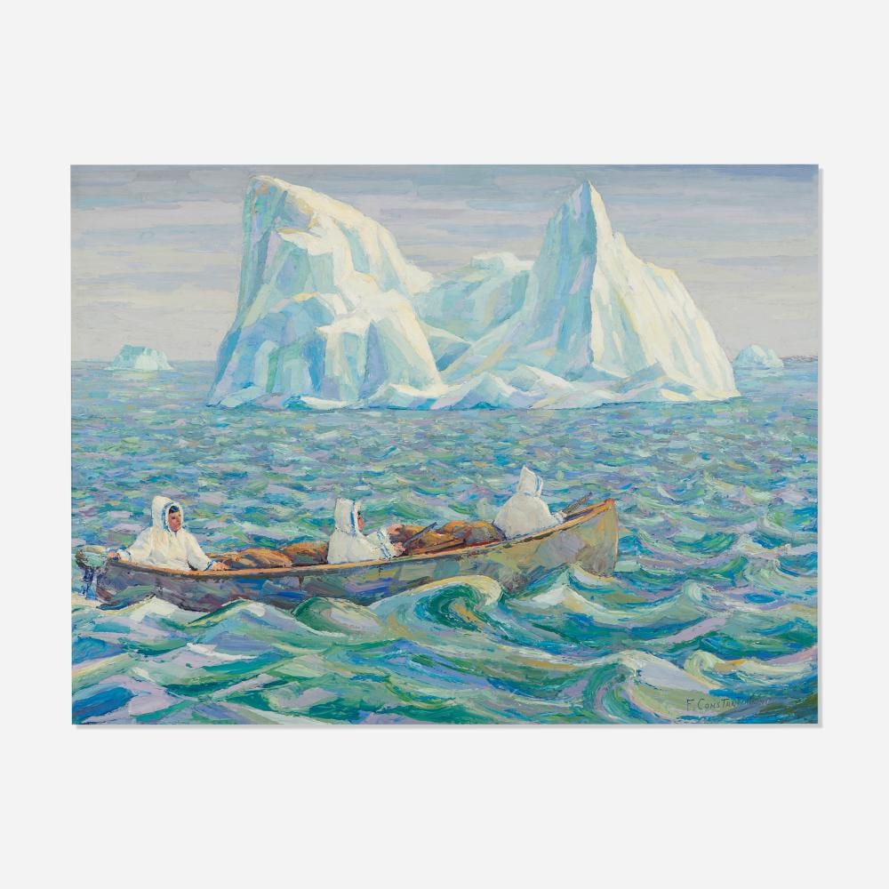 Fleurimond Constantineau comparable auction result: fleurimond constantineau retour de chasse aux phoques arctique