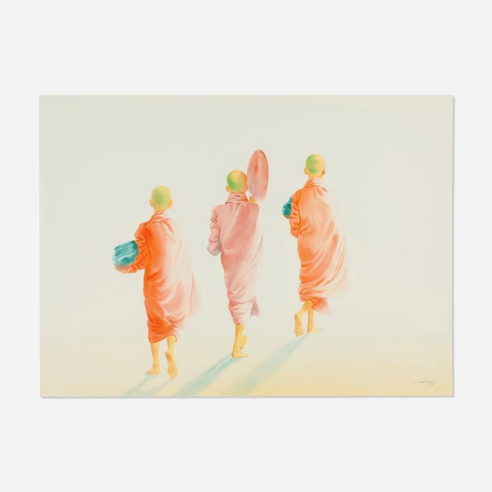 Min Wae Aung comparable auction result: min wae aung monks