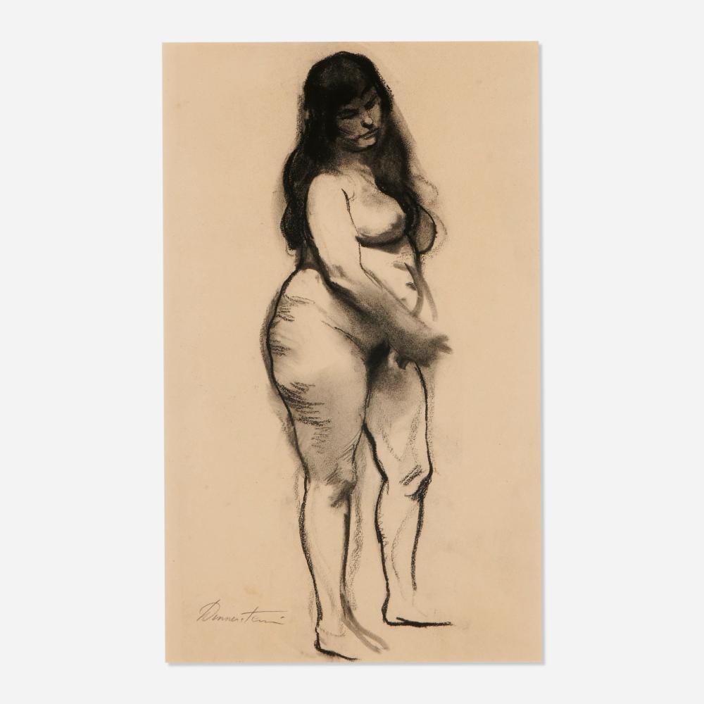 Harvey Dinnerstein comparable auction result: harvey dinnerstein babette standing