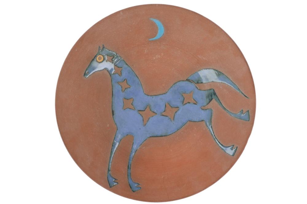 Glen La Fontaine comparable auction result: glen la fontaine b 1947 horse dreamer platter