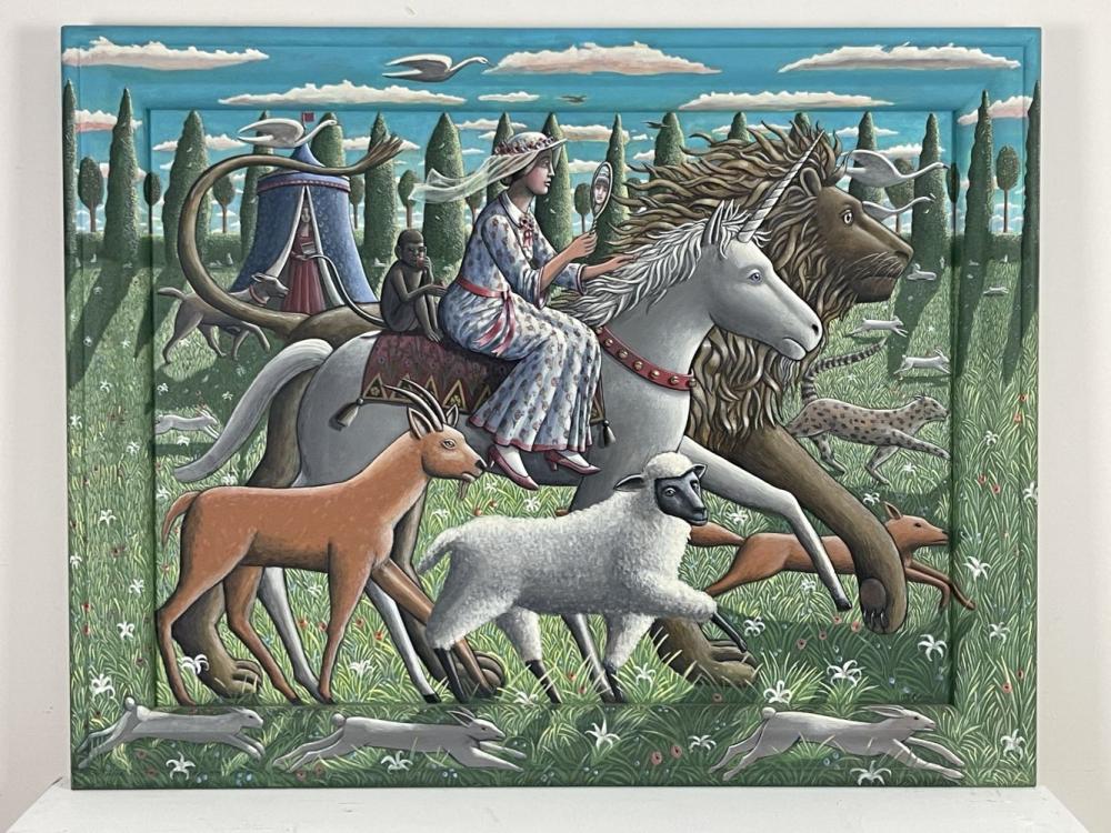 Pamela Jane Crook comparable auction result: p j crook british 1945 the lion