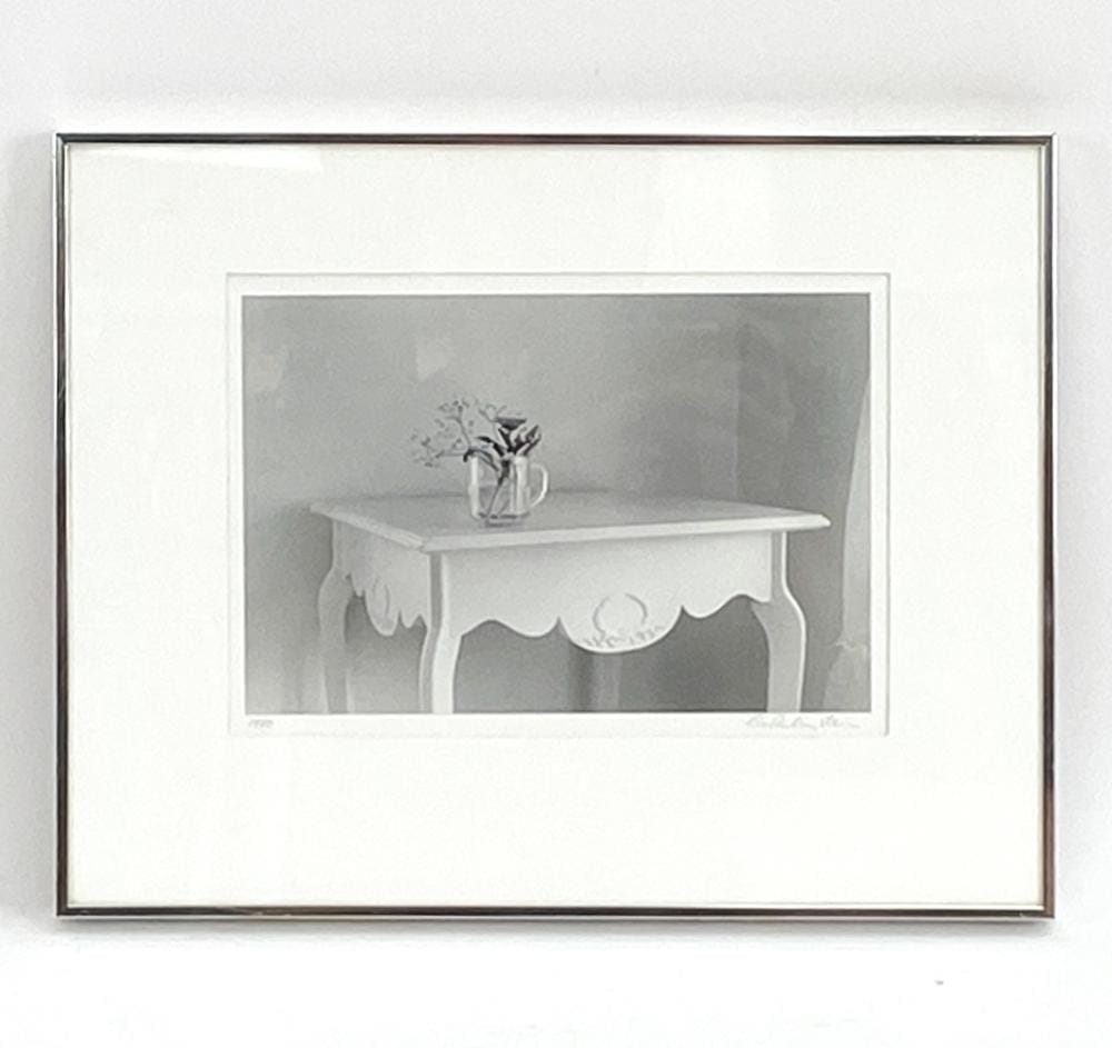 Eva Rubinstein comparable auction result: eva rubinstein b 1933 b w framed photo 1978