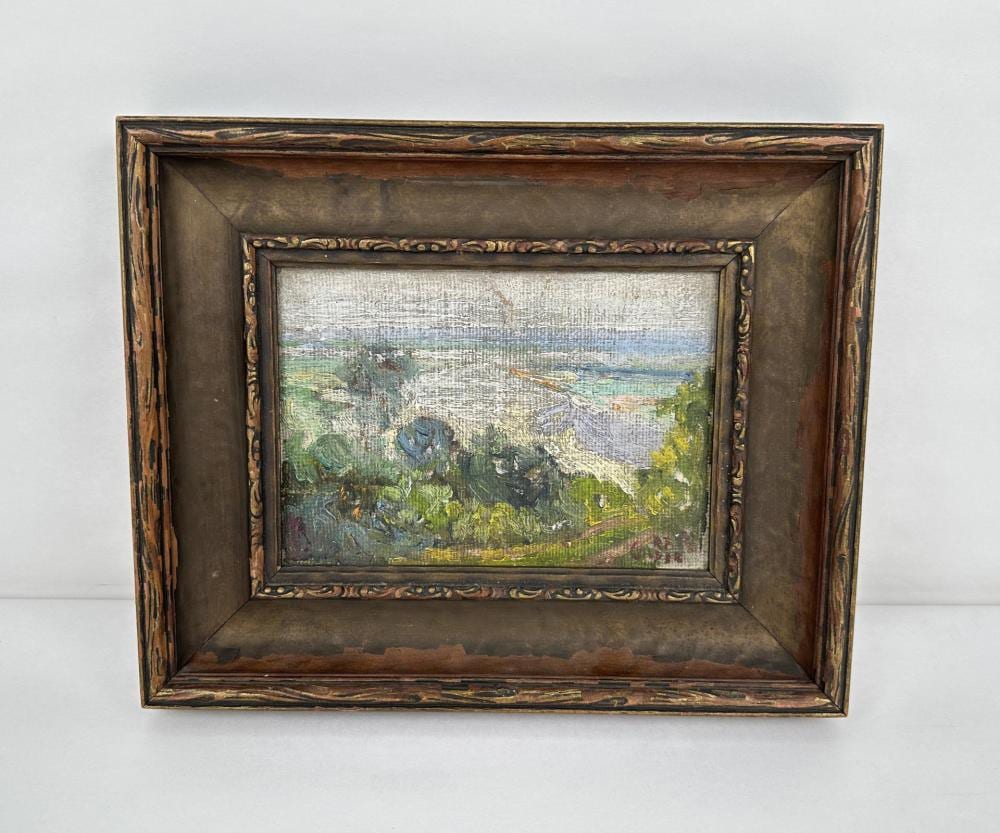 Robert Fletcher Gilder comparable auction result: robert fletcher gilder oil painting on board