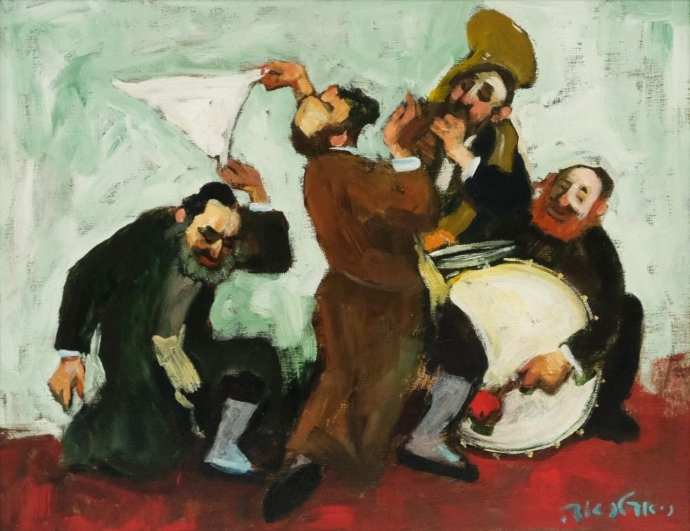 Adolf Adler comparable auction result: adolf adler band with dancer