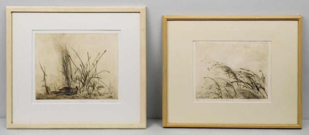 Haim Mendelson comparable auction result: haim mendelson framed studies of grass