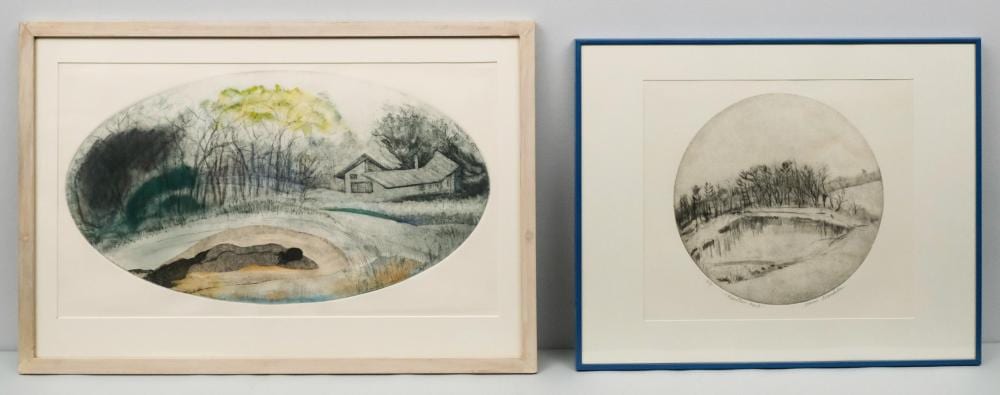 Haim Mendelson comparable auction result: haim mendelson two landscapes