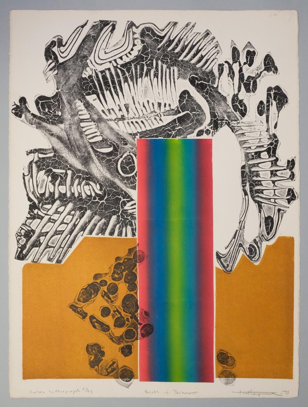 Tadeusz Lapinski comparable auction result: tadeusz lapinski birth of dinosaur