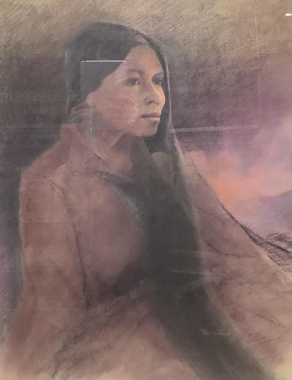 David Johns comparable auction result: david johns b 1948 pastel on paper