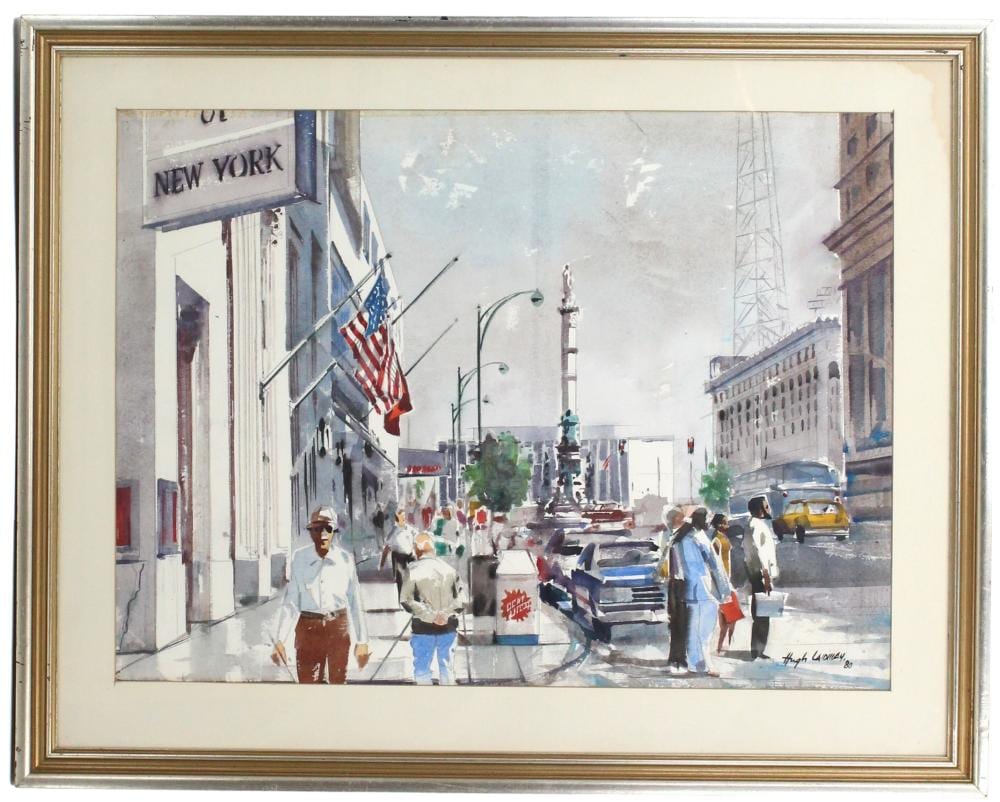 hugh laidman 1913 1987 american w c · Sarasota Estate Auction · 2023-08-06 Hugh Laidman comparable auction result: hugh laidman 1913 1987 american w c