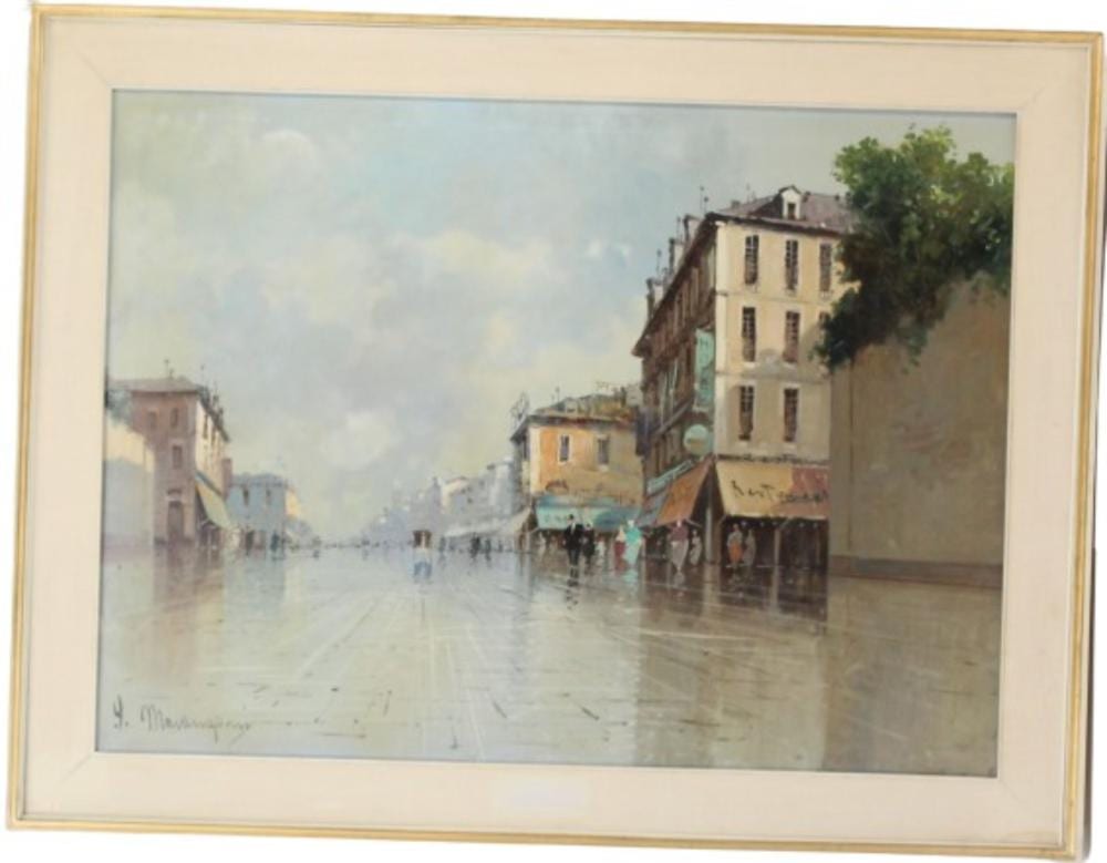 Aldo Marangoni comparable auction result: aldo marangoni 19th 20th c italian oil on canvas