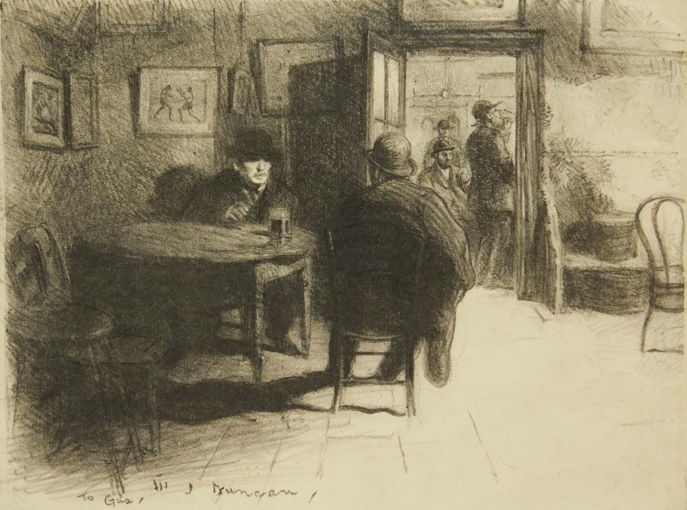 Walter Duncan comparable auction result: walter duncan lithograph