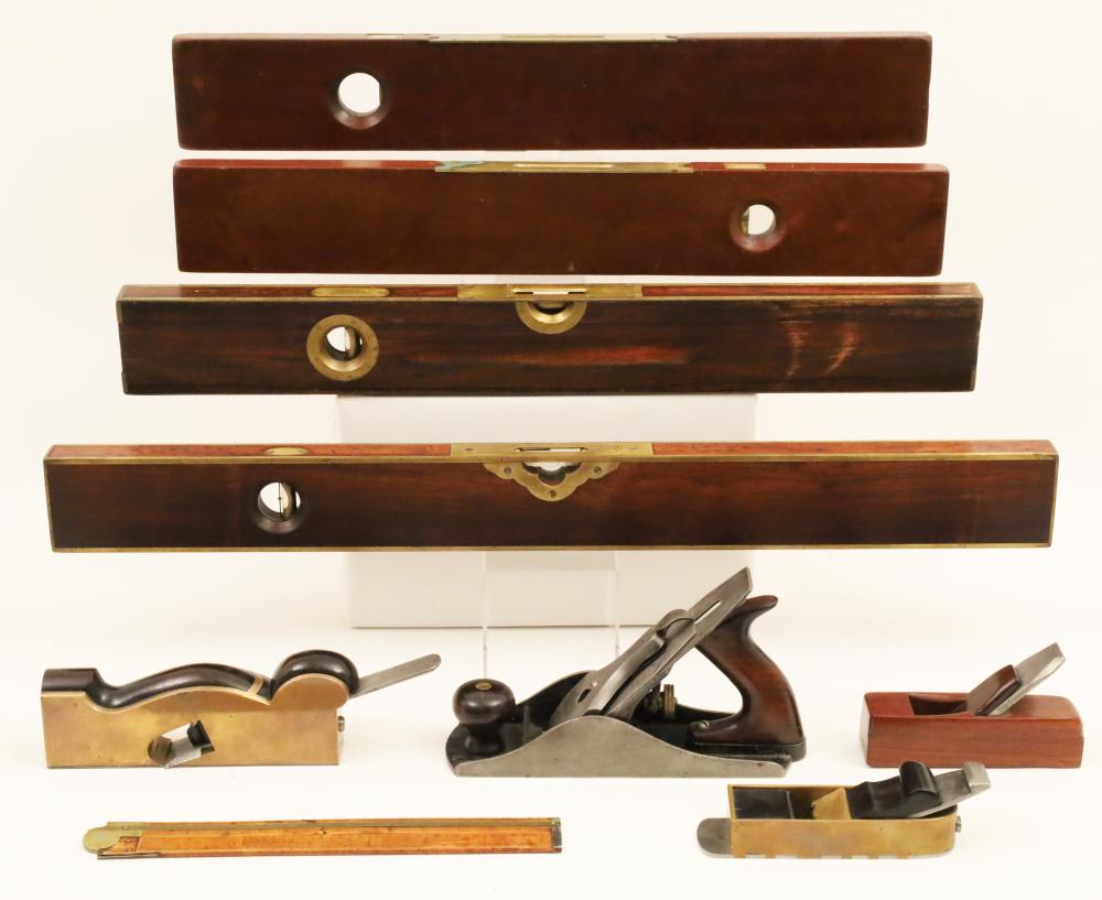 Auction comp thumbnail for 9 PCS OF ANTIQUE WOODWORKING TOOLS (Clements, Lot 263)