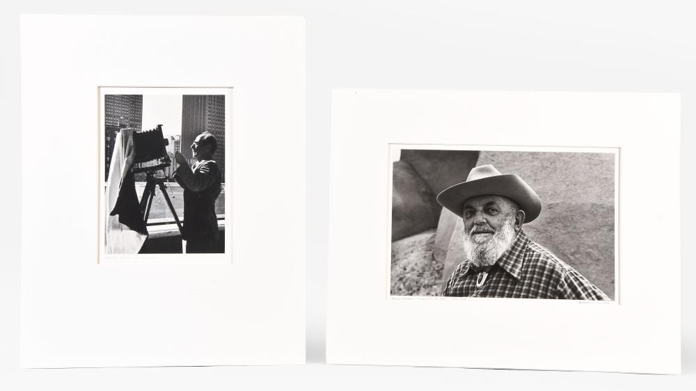 Beaumont Newhall comparable auction result: silver prints of ansel adams and edward weston by beaumont newhall