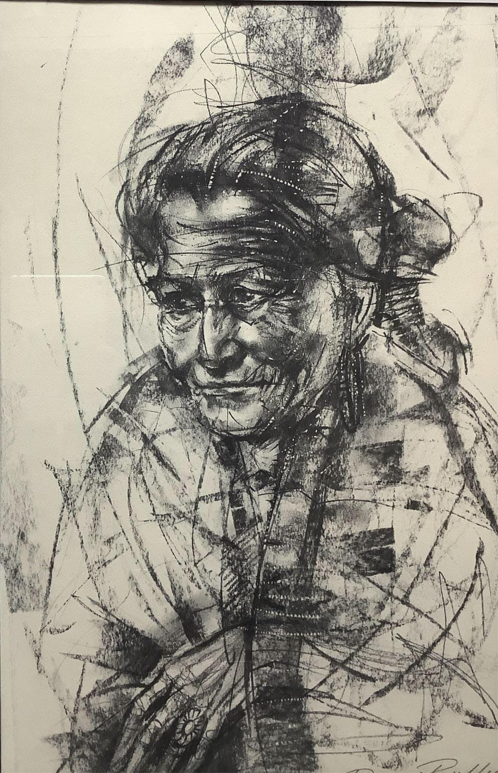 Don Ruffin comparable auction result: don ruffin signed limited edition native american print