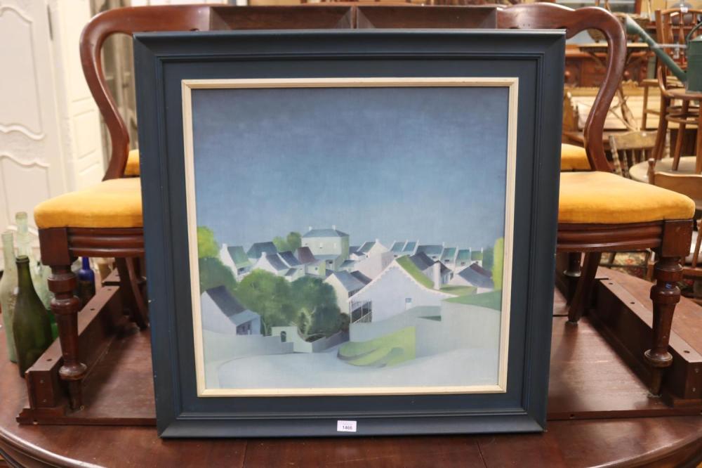 Dorothy Atkins comparable auction result: dorothy atkins 1914 1997 australian the hill north sydney oil on board approx 60 cm x 60 cm