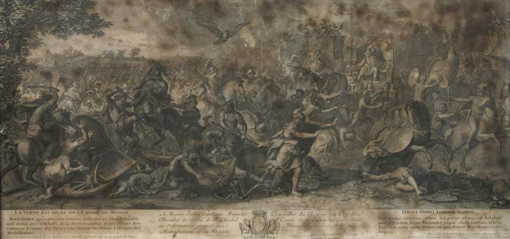Jean Audran comparable auction result: jean audran schlachtenszene