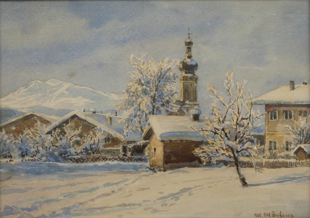 Max Märtens comparable auction result: max m rtens winter in oberbayern