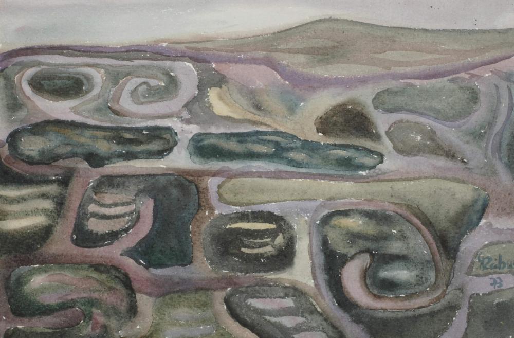Carl Rabus comparable auction result: carl rabus k stenlandschaft