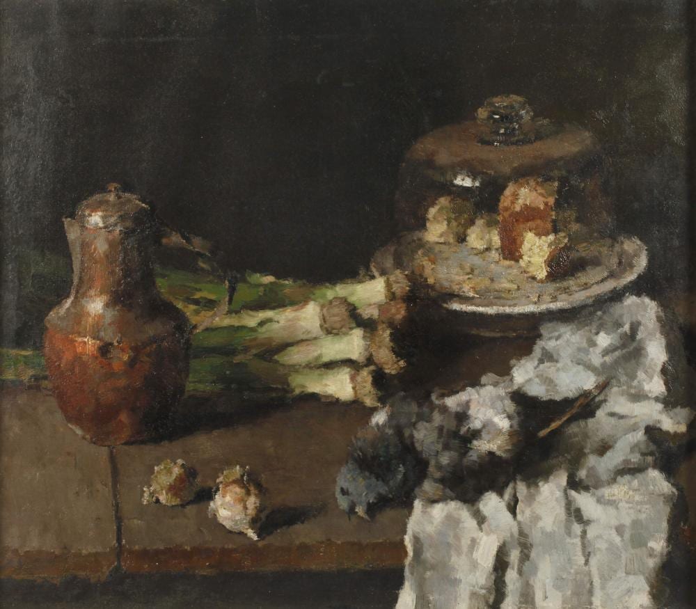 Ludwig Muhrmann comparable auction result: ludwig muhrmann stillleben mit lauch