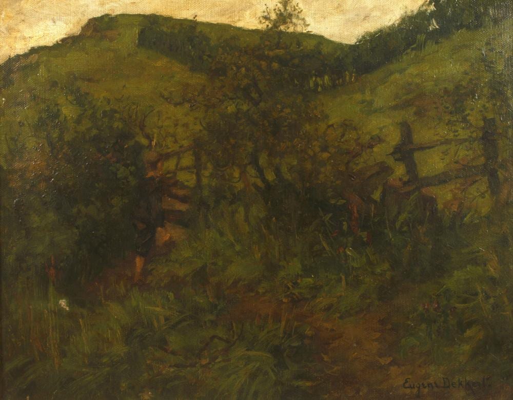 Eugen Dekkert comparable auction result: eugen dekkert bursche in landschaft