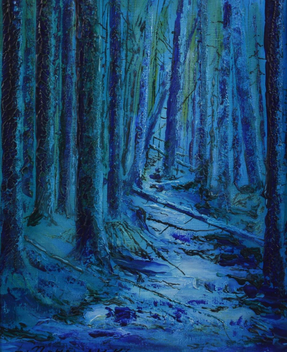 Leszek Nowosielski comparable auction result: leszek nowosielski n chtlicher wald