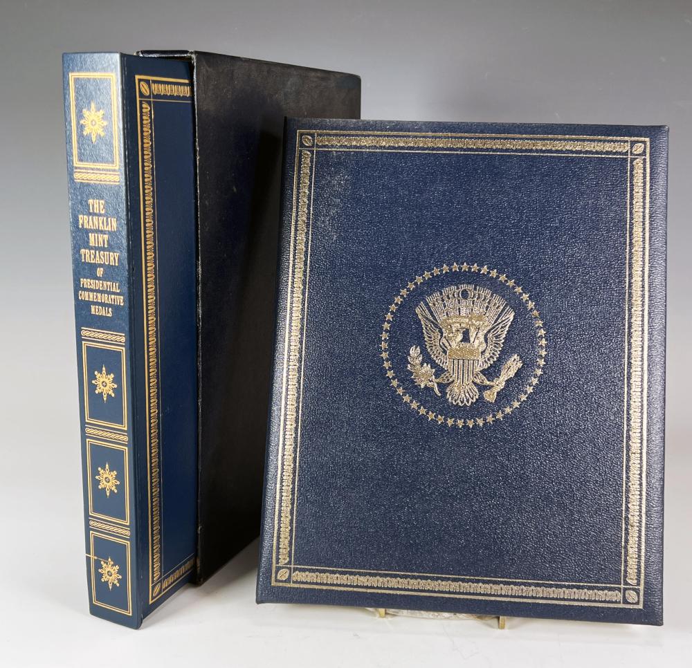 Auction comp thumbnail for 2 THE FRANKLIN MINT TREASURY OF PRESIDENTIAL MEDALS (Converse Auctions, Lot 113)