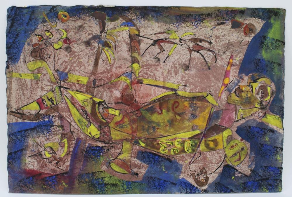 Charles Keeling Lassiter comparable auction result: charles keeling lassiter 1965 composition