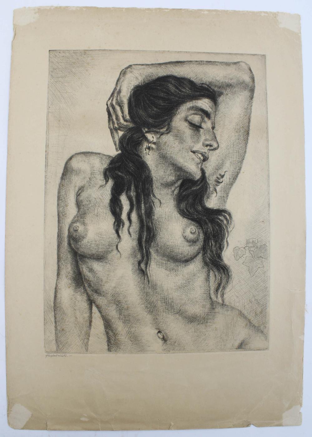 Richard Winckel comparable auction result: richard winckel lithograph natural beauty signed