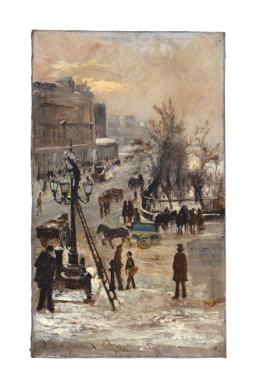 Charles James Lauder comparable auction result: charles james lauder british 1841 1920 sketch of charing x