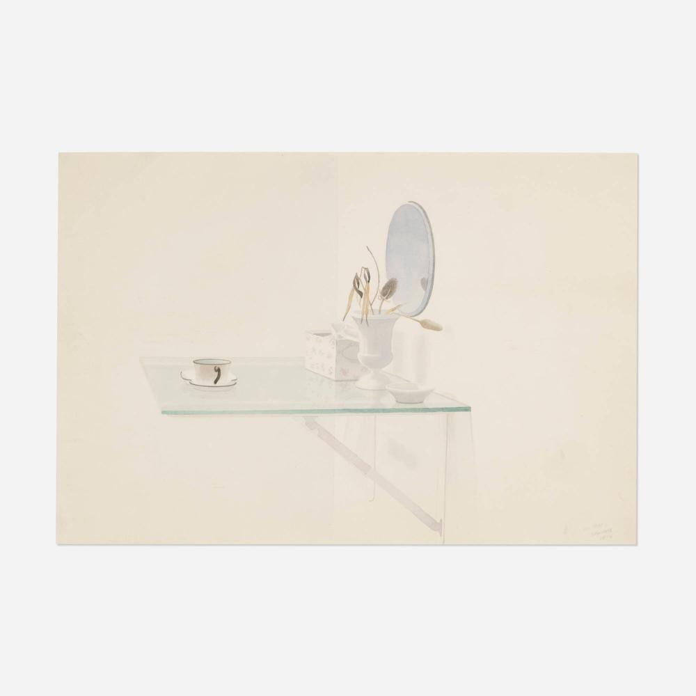 John Moore comparable auction result: john moore the glass shelf