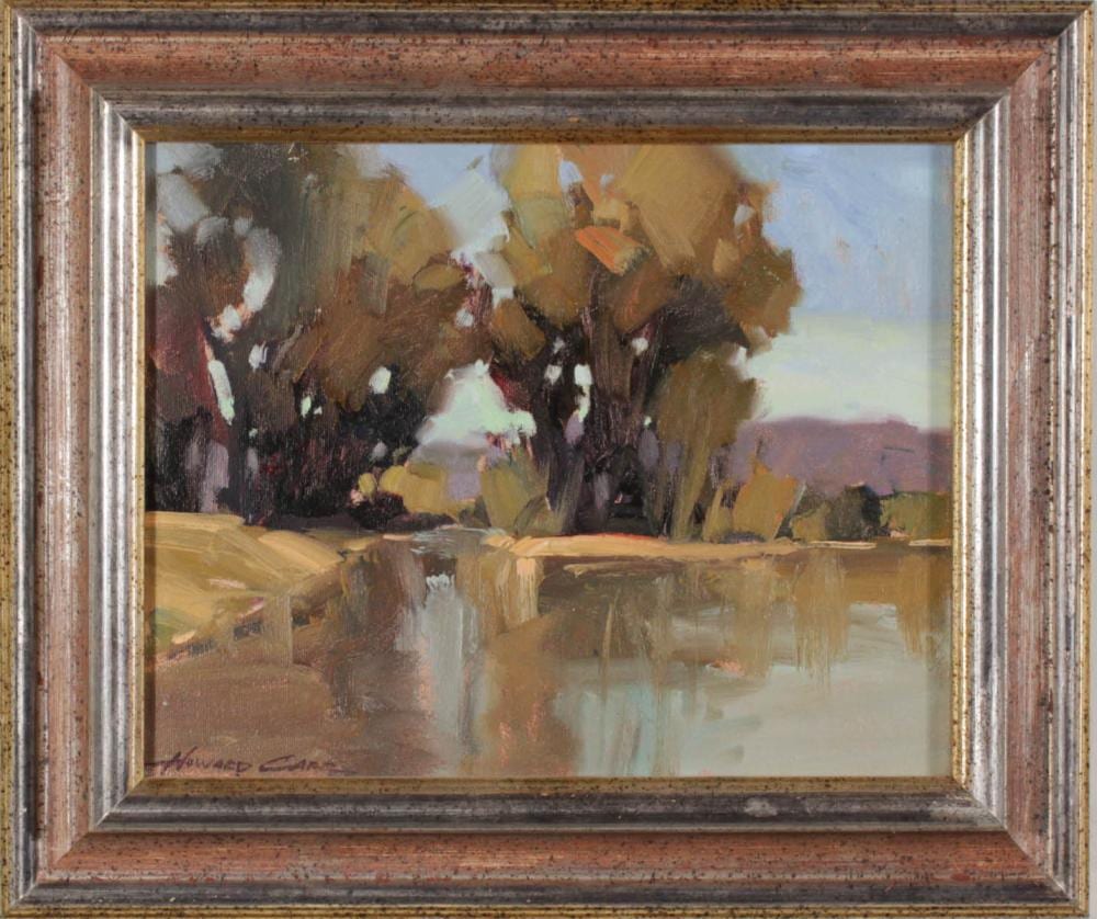 Howard Carr comparable auction result: howard carr oil on board