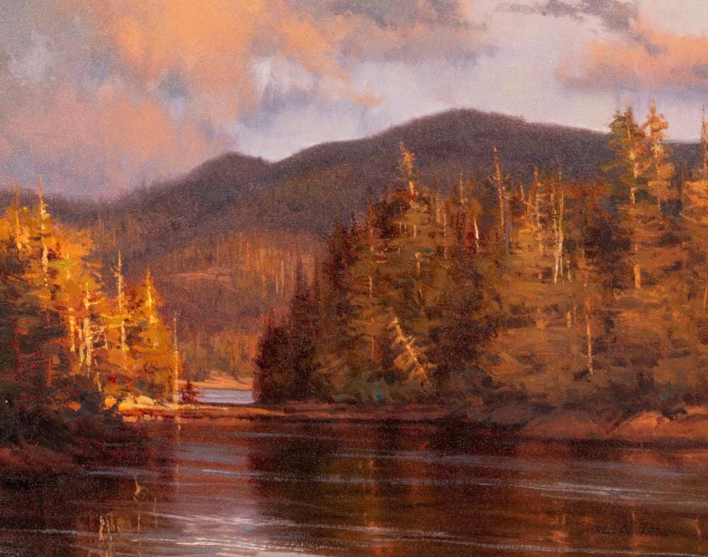 Michael Albrechtsen comparable auction result: michael albrechtsen american b 1962 light after the storm