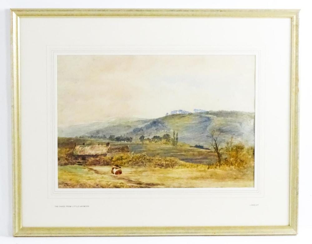 John Keeley comparable auction result: john keeley 1849 1930 watercolour the chase fr