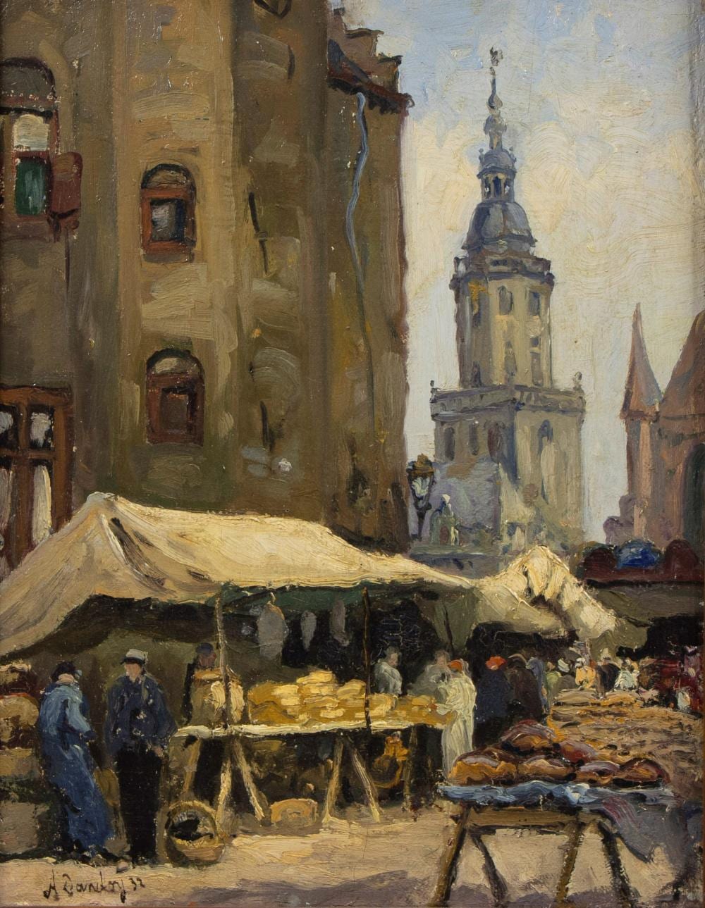 Albert Dandoy comparable auction result: albert dandoy 1885 1977