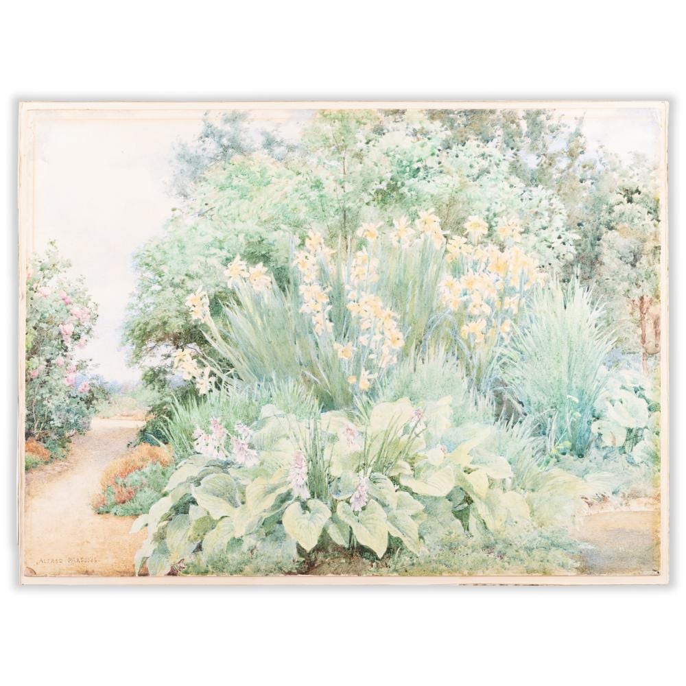 Alfred William Parsons comparable auction result: alfred william parsons 1847 1920 a country garden