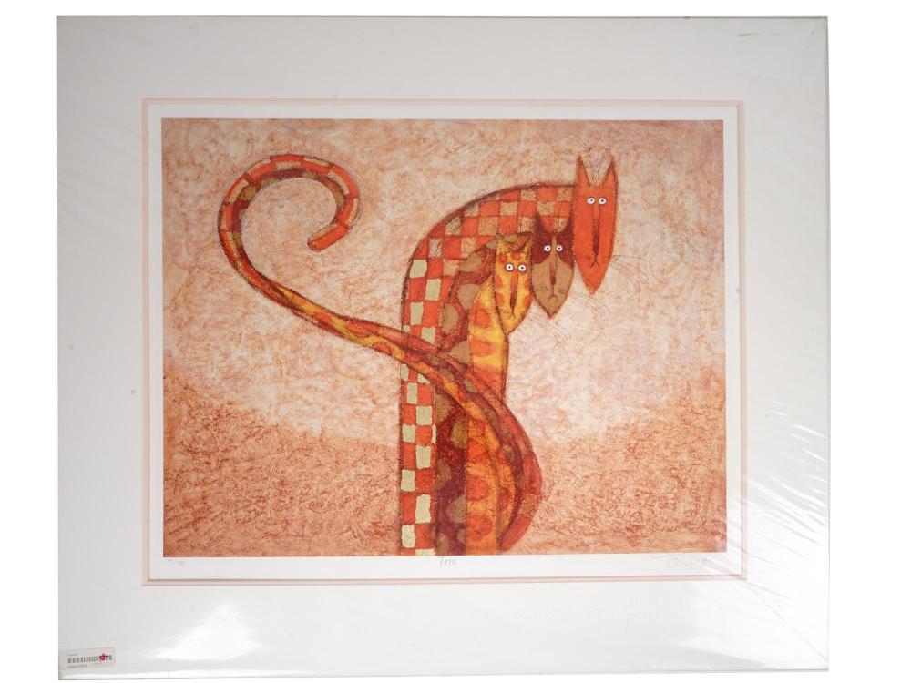 english signed giclee print cats by toni goffe · Antique Arena Inc · 2023-08-19 Toni Goffe comparable auction result: english signed giclee print cats by toni goffe