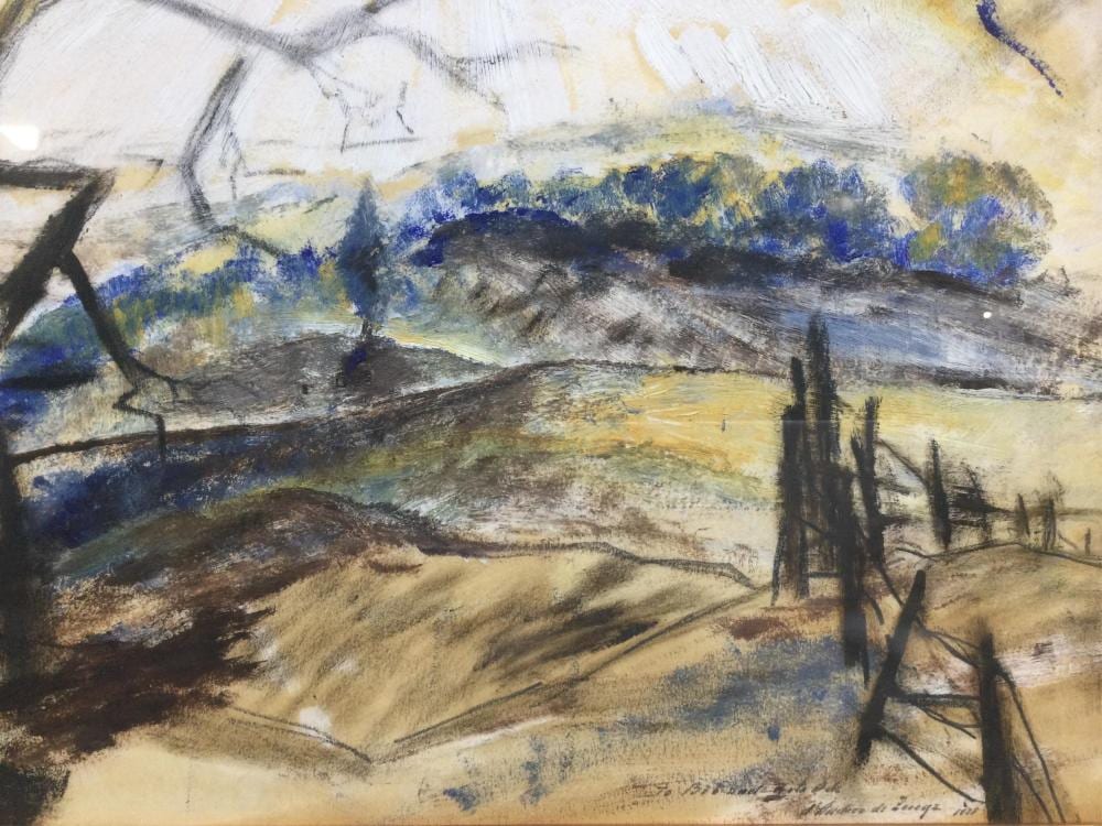 Andrea De Zerega comparable auction result: andrea de zerega 1916 1990 mix media on board