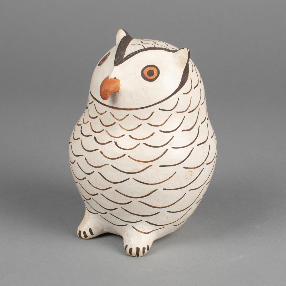 Marie Zieu Chino comparable auction result: marie zieu chino owl figure ca 1970