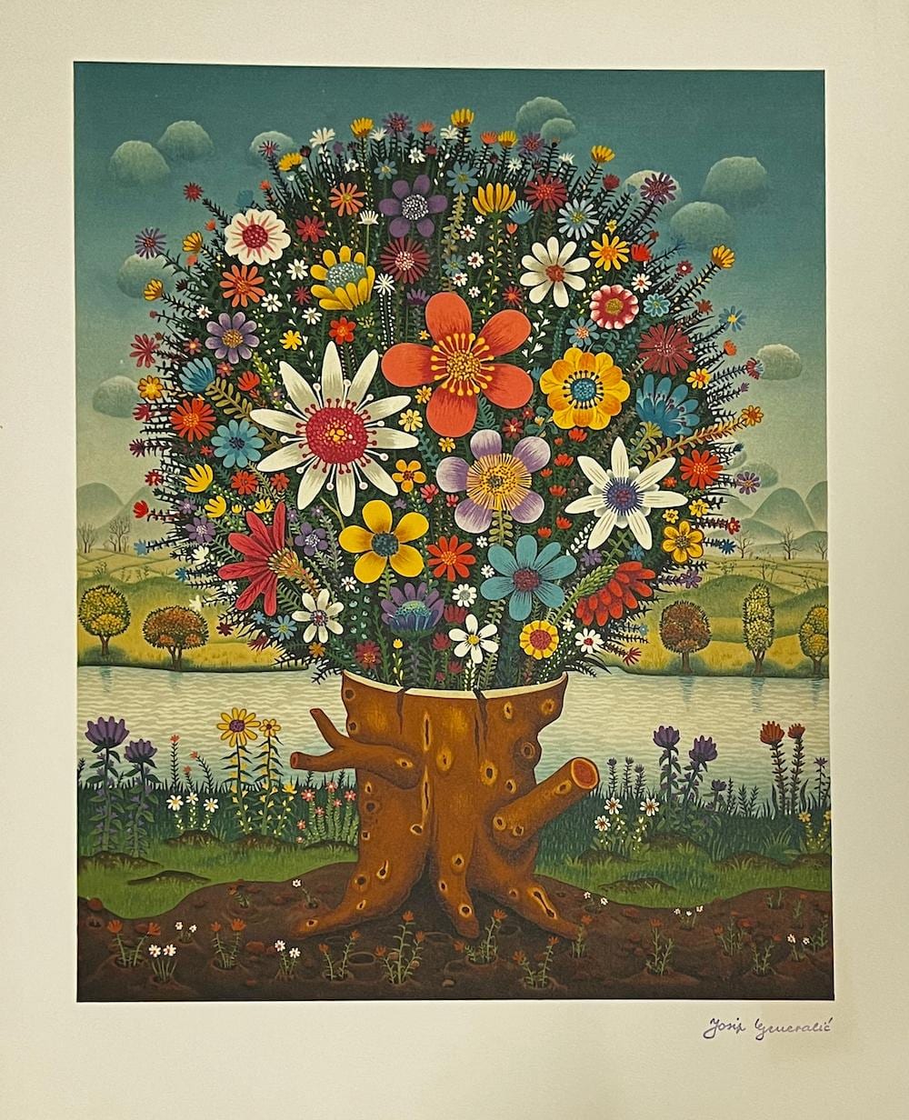 Josip Generalic comparable auction result: josip generalic blooming tree