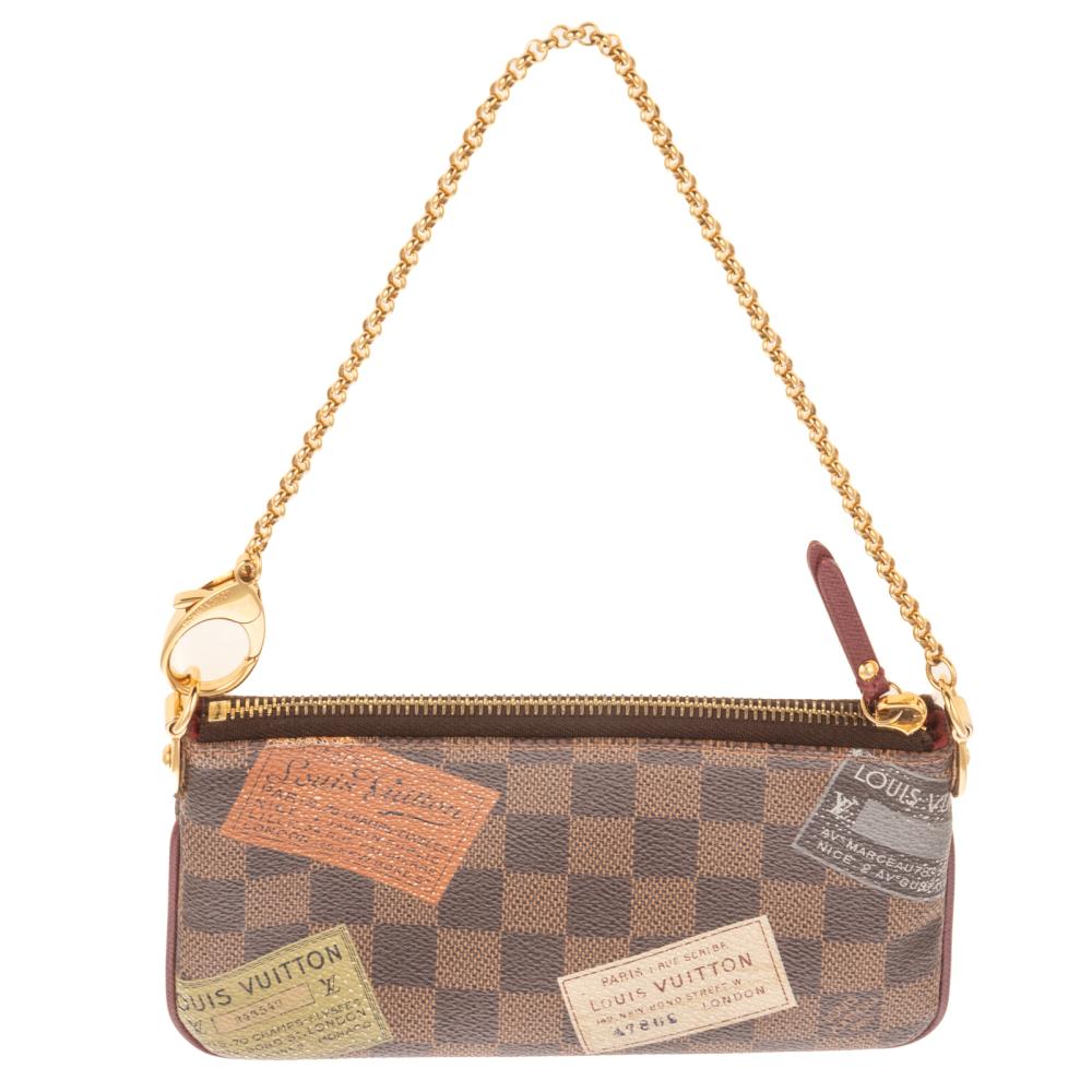Louis Vuitton Ltd. Ed. "Trunks Labels" Pochette MM sold by Alex Cooper, lot 353 — auction record photograph