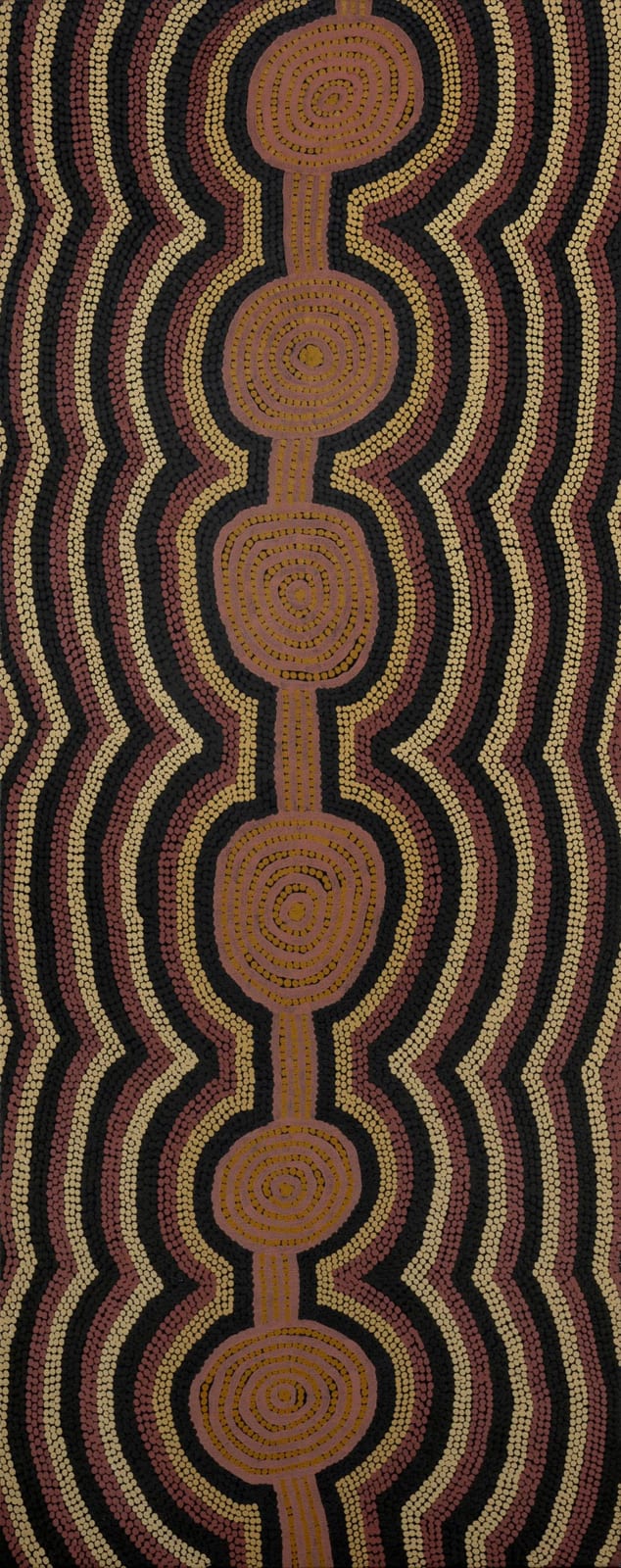 Tjapangati Charlie comparable auction result: tjapangati charlie aboriginal born c 1949 untitled acrylic on linen 150x60cm