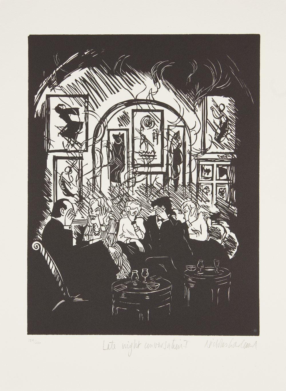 Nicholas Garland comparable auction result: nicholas garland annabel s 1985