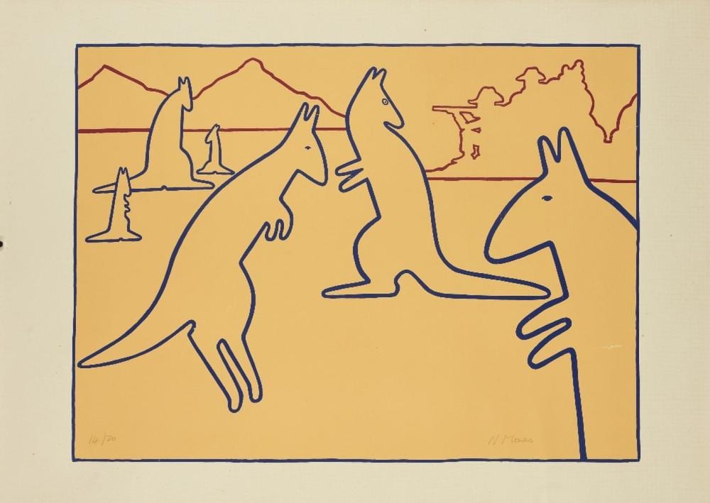 Nicholas Monro comparable auction result: nicholas monro kangaroos 1976