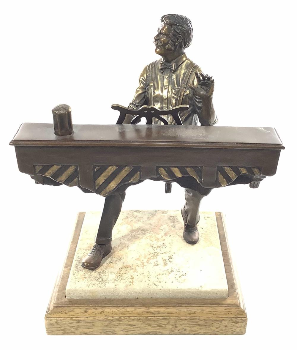 Mark Lundeen comparable auction result: mark lundeen signed artist proof bronze sculpture