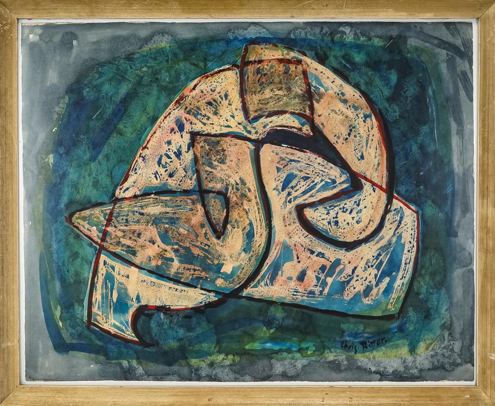 Chris Ritter comparable auction result: chris ritter am 1908 1976 abstract