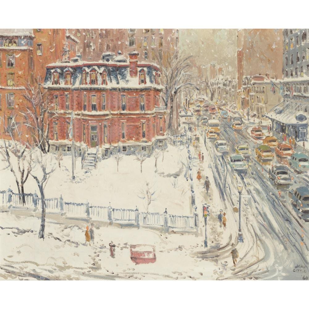 john geoffrey caruthers little canadian 1928 sherbrooke st montreal in the snow · Lyon & Turnbull · 2023-09-07 John Caruthers Little comparable auction result: john geoffrey caruthers little canadian 1928 sherbrooke st montreal in the snow