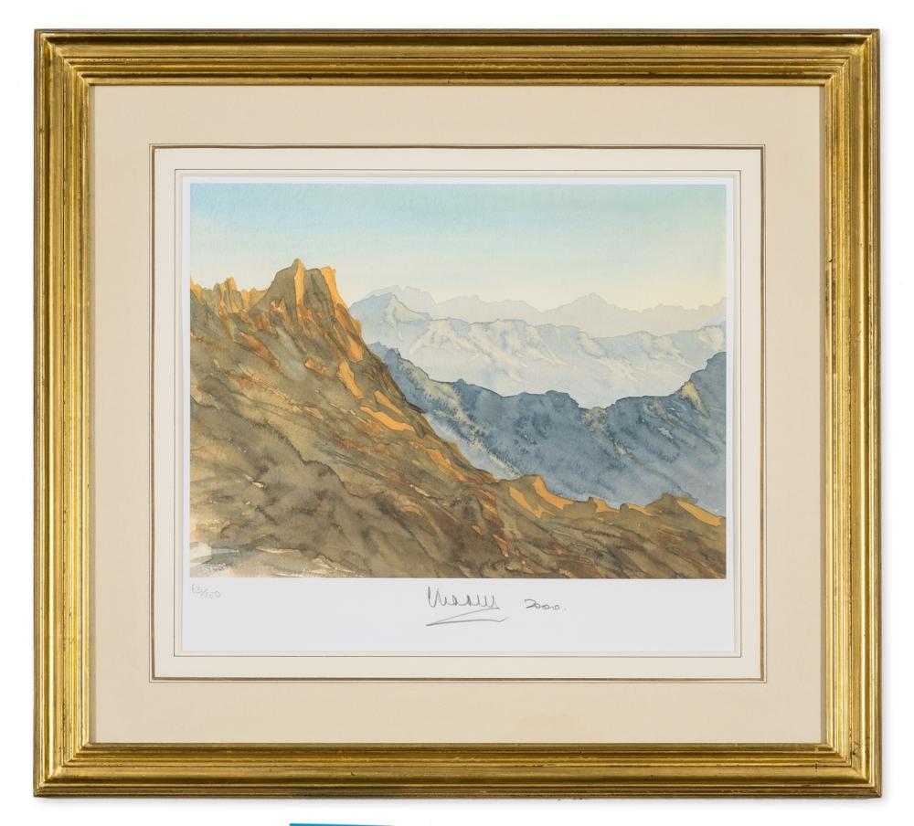 HRH Charles Philip Arthur George Windsor comparable auction result: hm king charles iii b 1948 overlooking wadi akram asir province kingdom of saudi arabia